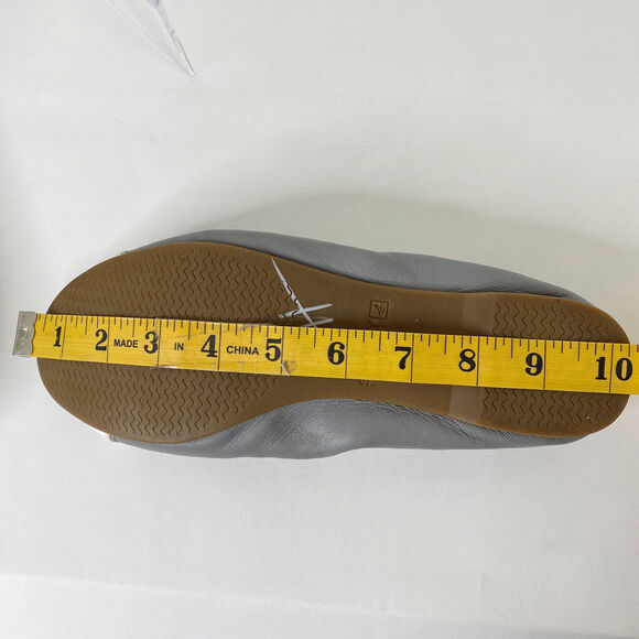 Sperry Shoes Womens Size 8.5 Gray/Pink Leather Stretch Ballet Flats STS91757 - Picture 12 of 12